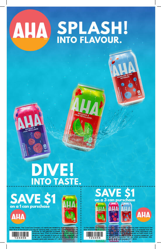 aha water mockup aha water mockup